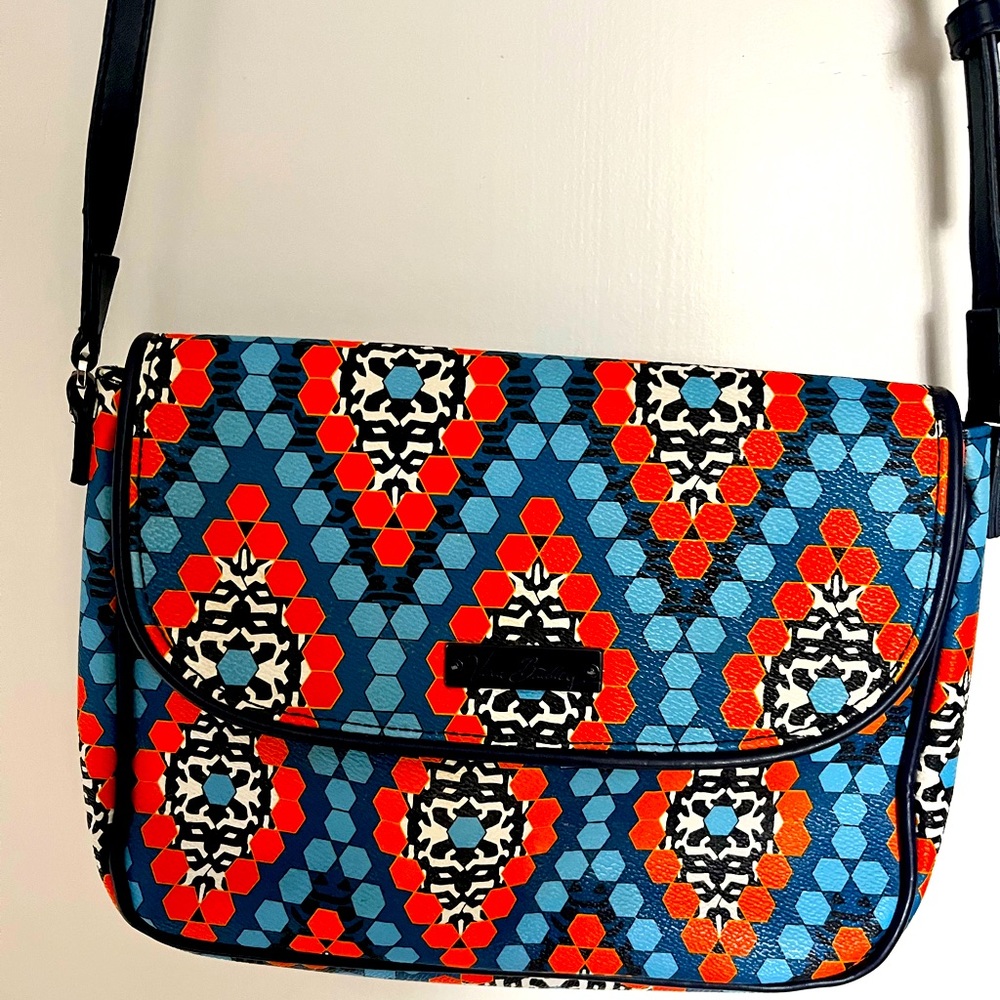 Vera Bradley Flap Crossbody Bag Marrakesh Beads Pattern